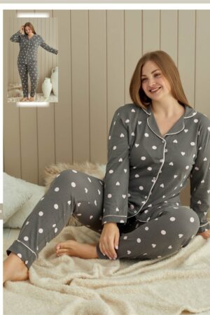 Deluxerie Pyjama Set Plus Size Orrinthia