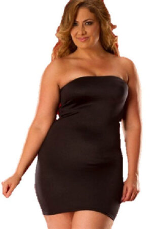 Deluxerie Plus Size Mini Klänning Orsala