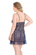Deluxerie Plus Size Babydoll-Set Pansie