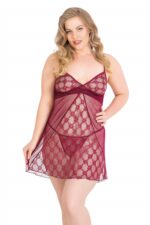 Deluxerie Plus Size Babydoll-Set Primrose