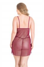 Deluxerie Plus Size Babydoll-Set Primrose